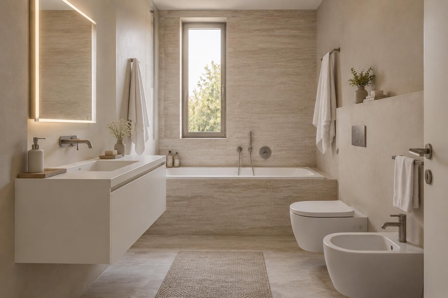 Bagno con vasca