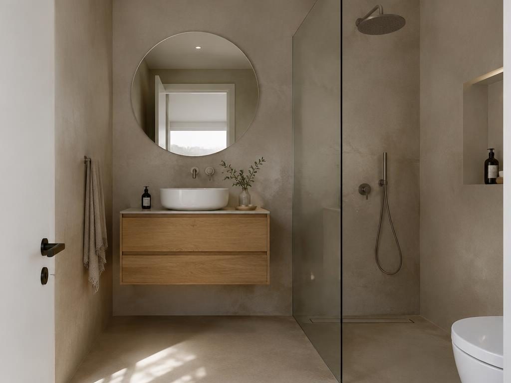 Monolocale in Oltretorrente – Bagno in resina