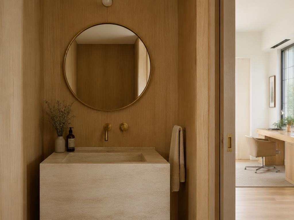 Studio e biblioteca – Bagno ospiti